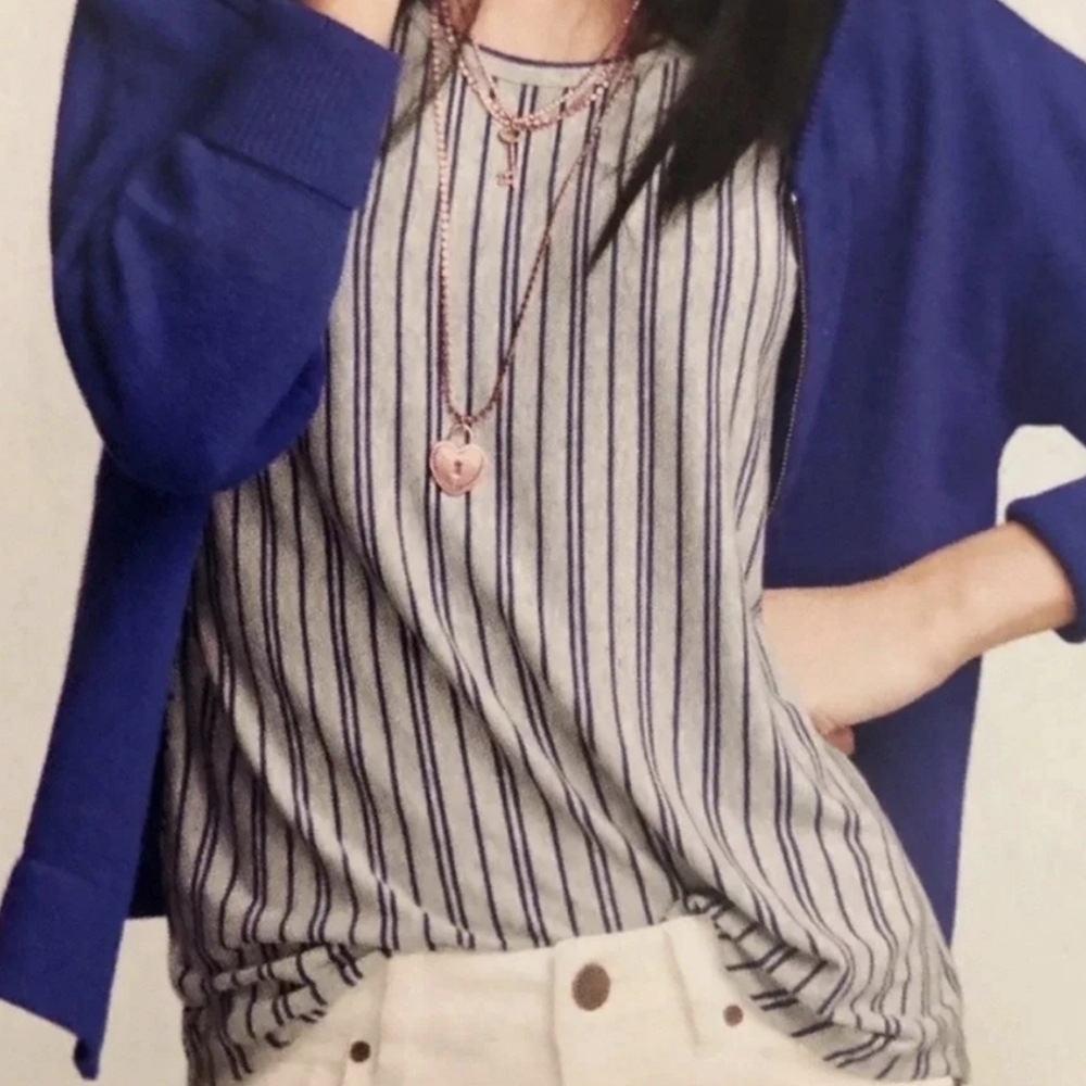 CABI TIcker Tank Striped Top